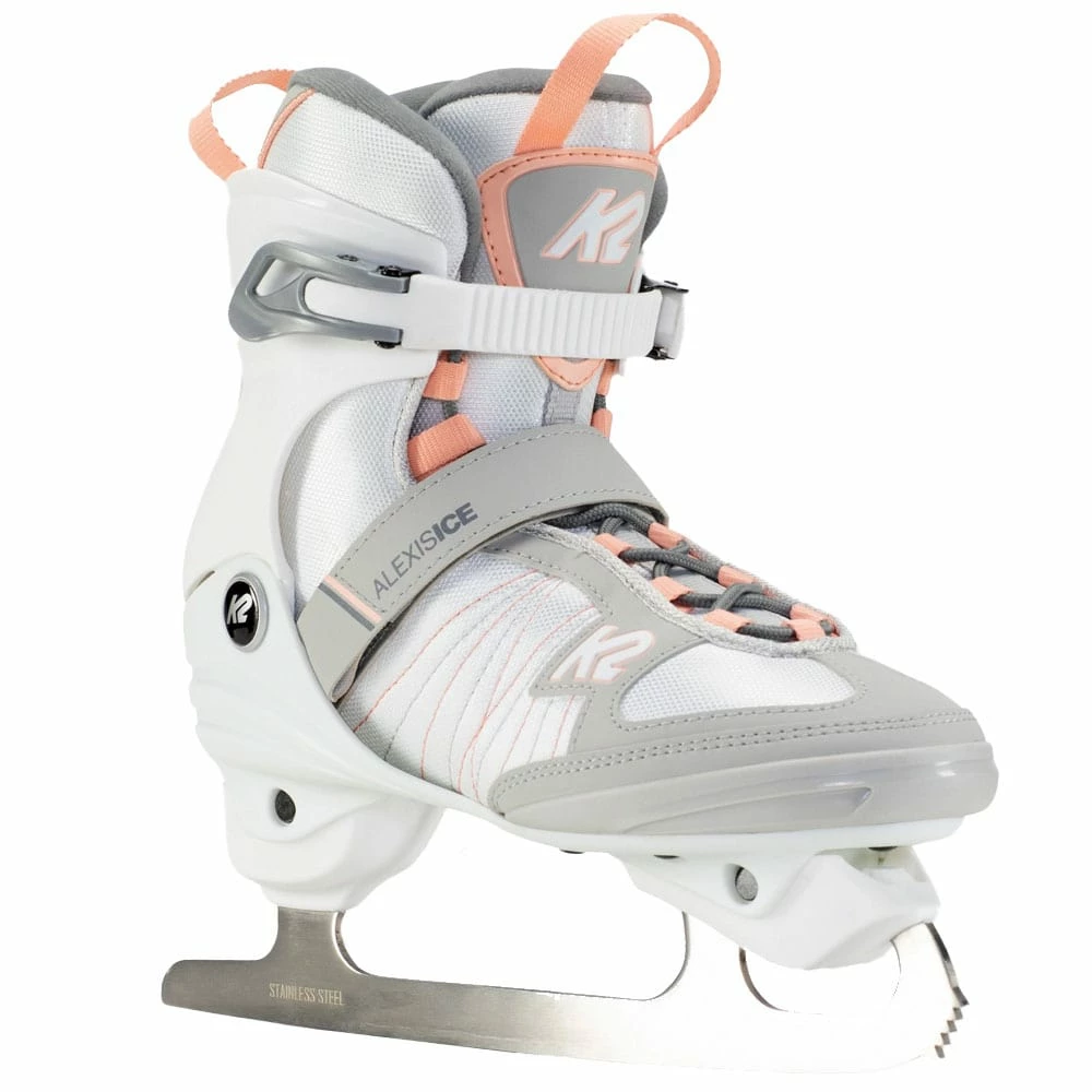 Bestpreis 🤩 K2 Alexis Ice Figure Blade Eislaufschuhe White/Coral Damen 😀 – Bild 2