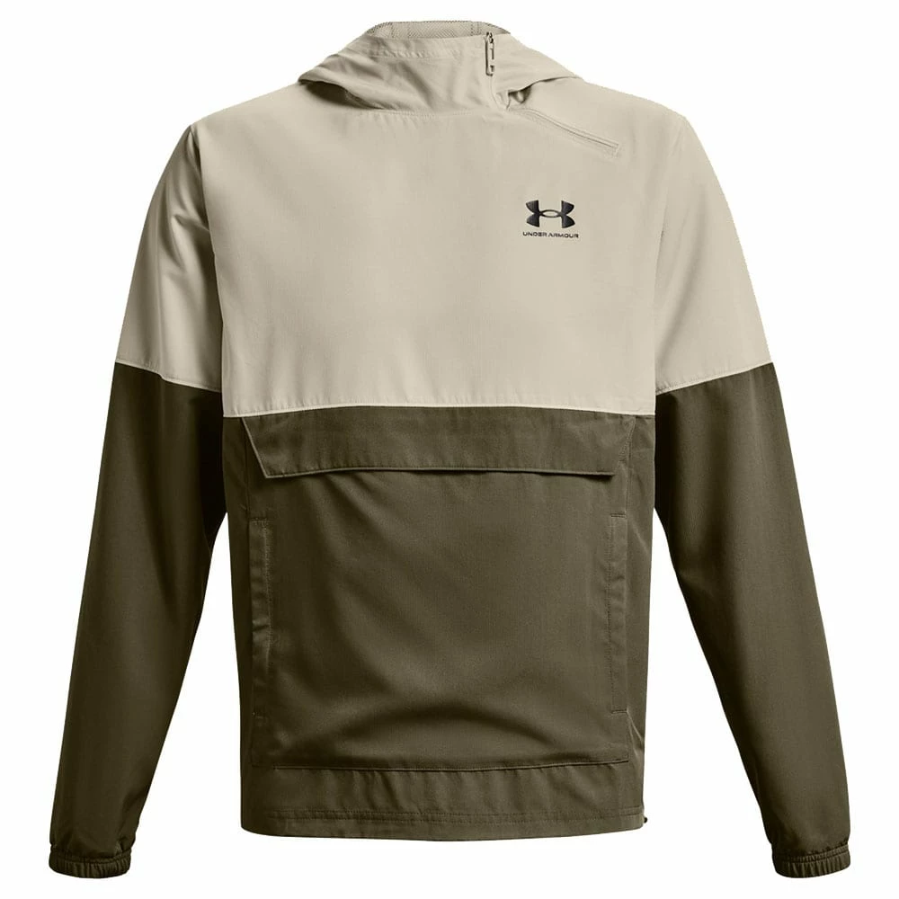 Coupon ✔️ Under Armour Woven Asym Zip Windbreaker Stone Herren 🛒 – Bild 3