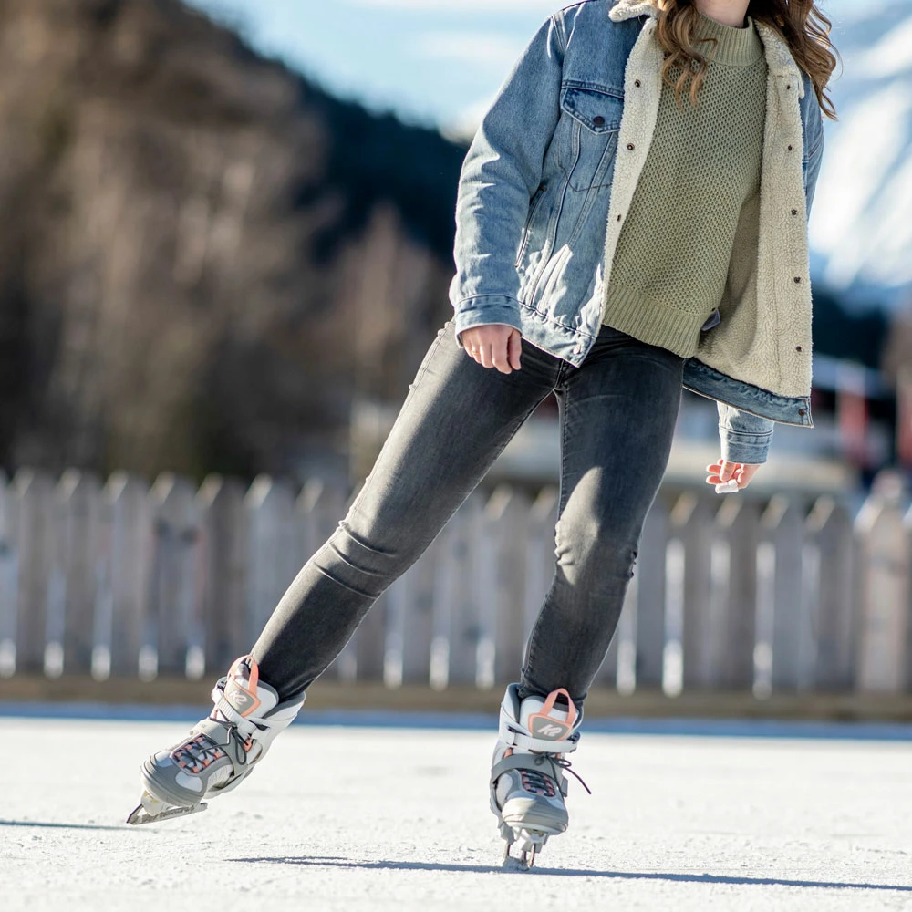 Bestpreis 🤩 K2 Alexis Ice Figure Blade Eislaufschuhe White/Coral Damen 😀 – Bild 4