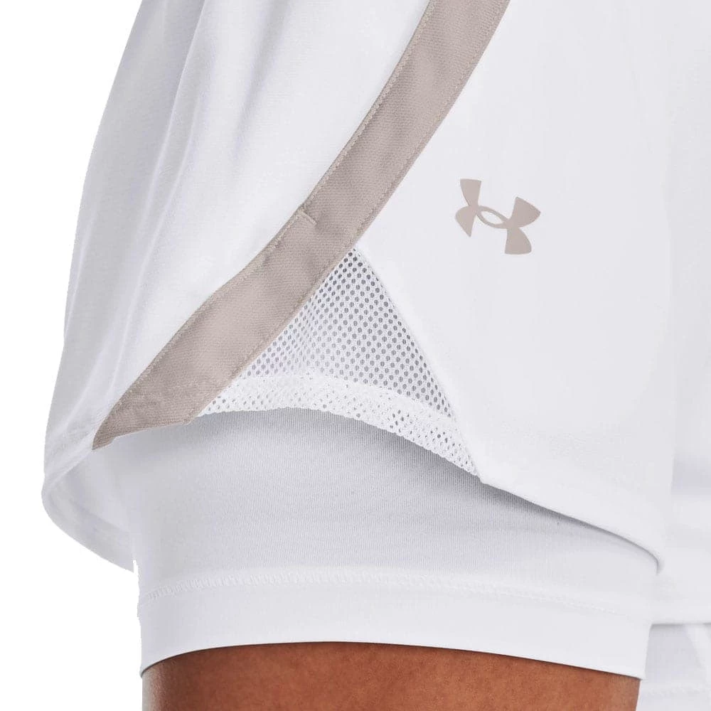 Neu ???? Under Armour Play Up 2-in-1 Shorts White Damen ✔️ 5 Neu ???? Under Armour Play Up 2-in-1 Shorts White Damen ✔️ – Bild 3