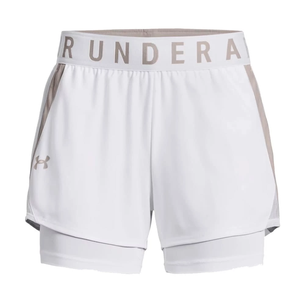 Neu ???? Under Armour Play Up 2-in-1 Shorts White Damen ✔️ 6 Neu ???? Under Armour Play Up 2-in-1 Shorts White Damen ✔️ – Bild 4