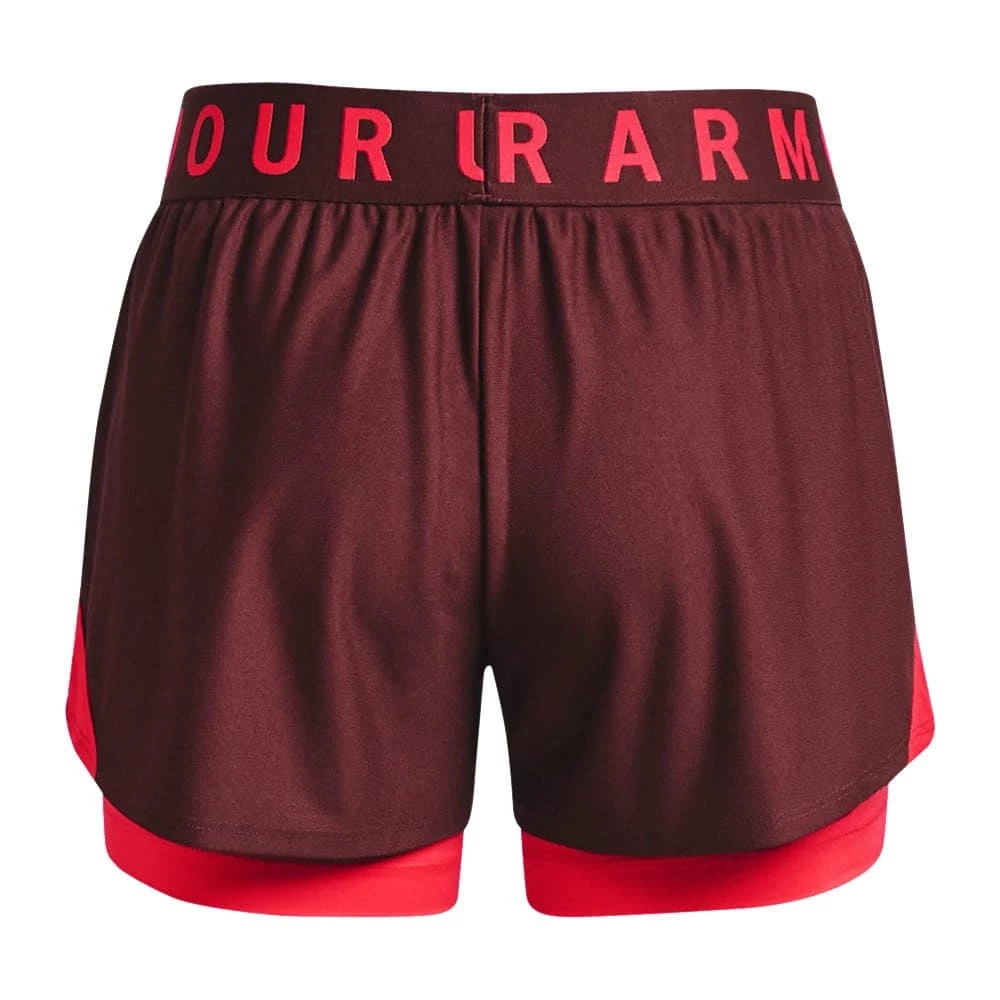 Budget ???? Under Armour Play Up 2-in-1 Shorts Chestnut Red/Radio Red Damen ???? – Bild 6