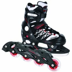 Bester Verkauf 🎁 Tempish Clips Duo Hybrid-Inliner Black Kinder 😍