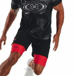 Rabatt ???? Under Armour Vanish Woven 6in Sporthose Black/Radio Red Herren ???? -Adidas-Shop unnamed file 885