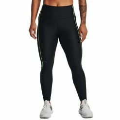 Blitzangebot 😉 Under Armour HG 6M Leggings Black/High-Vis Yellow Damen 🌟