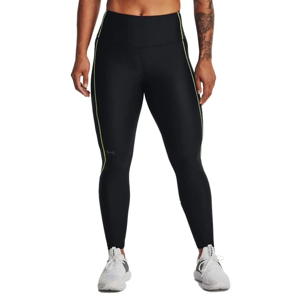 Blitzangebot 😉 Under Armour HG 6M Leggings Black/High-Vis Yellow Damen 🌟