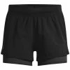 Top 10 🛒 Under Armour Iso-Chill 2-in-1 Laufshort Black/Reflective Damen 🌟