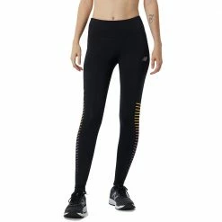 Großhandel 🎉 New Balance Reflective Accelerate Leggings Black Multi Damen 🎉