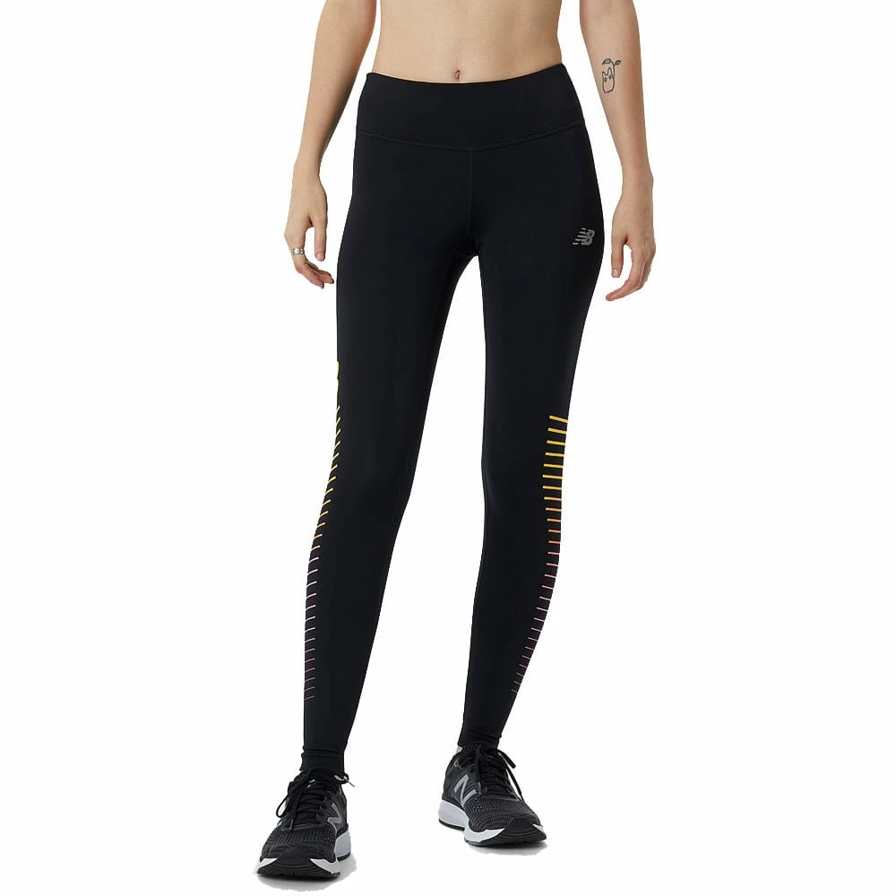 Großhandel 🎉 New Balance Reflective Accelerate Leggings Black Multi Damen 🎉